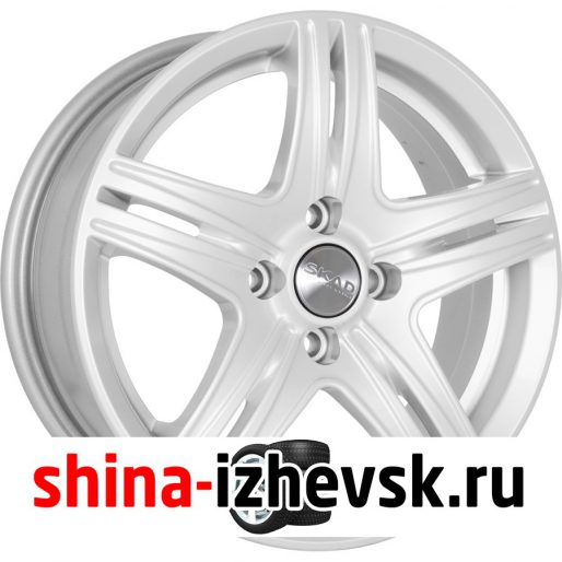 Колесный диск СКАД City 6xR15 5×114.3 ET45 DIA67.1 белый в Ижевске